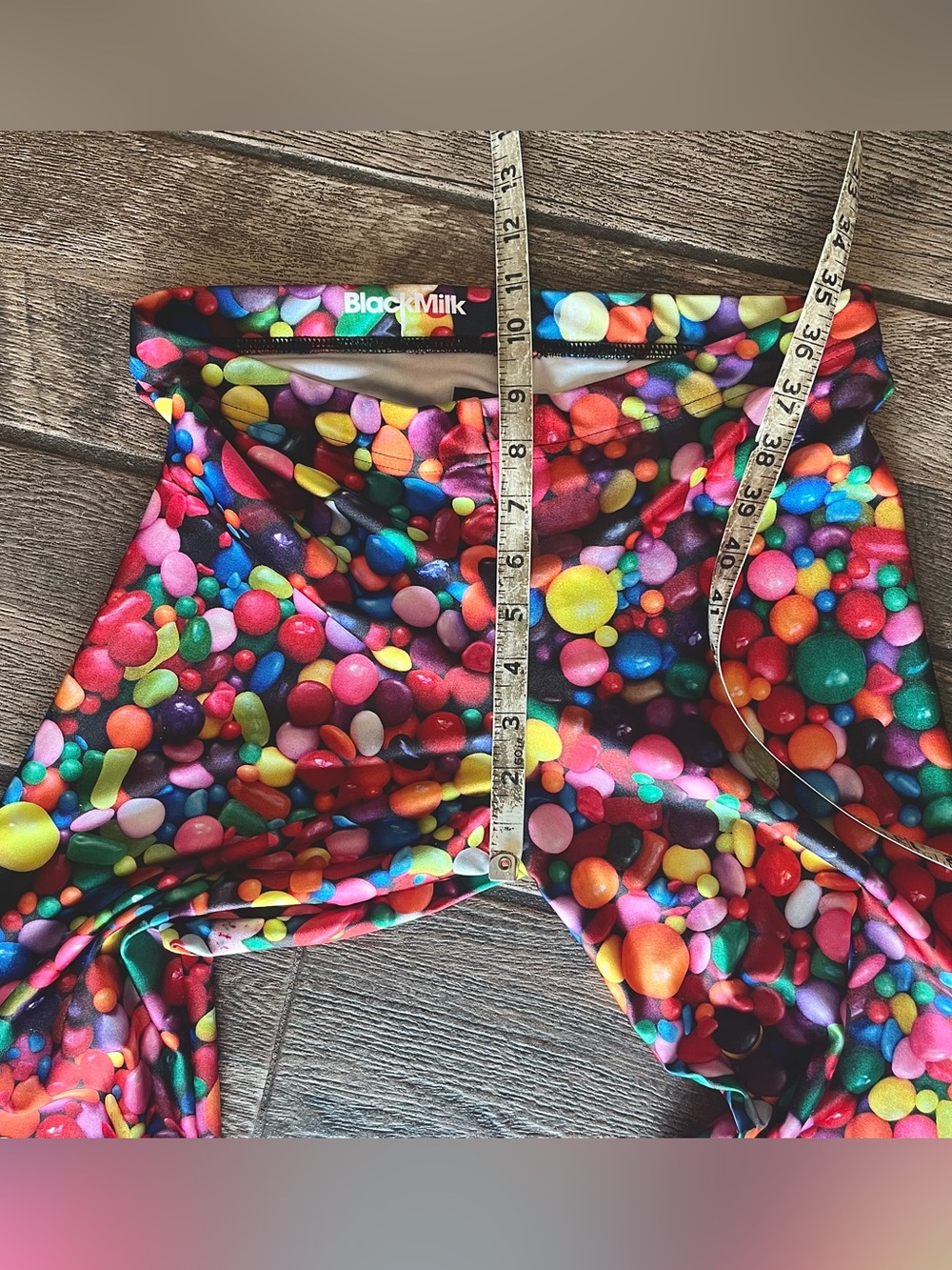 BlackMilk all over bright candy print leggings L - Picture 6 of 9